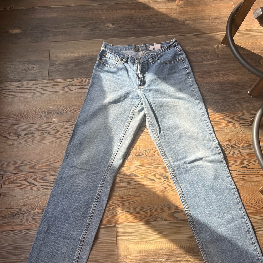 Cruel Girl Light Blue Straight Leg Jeans